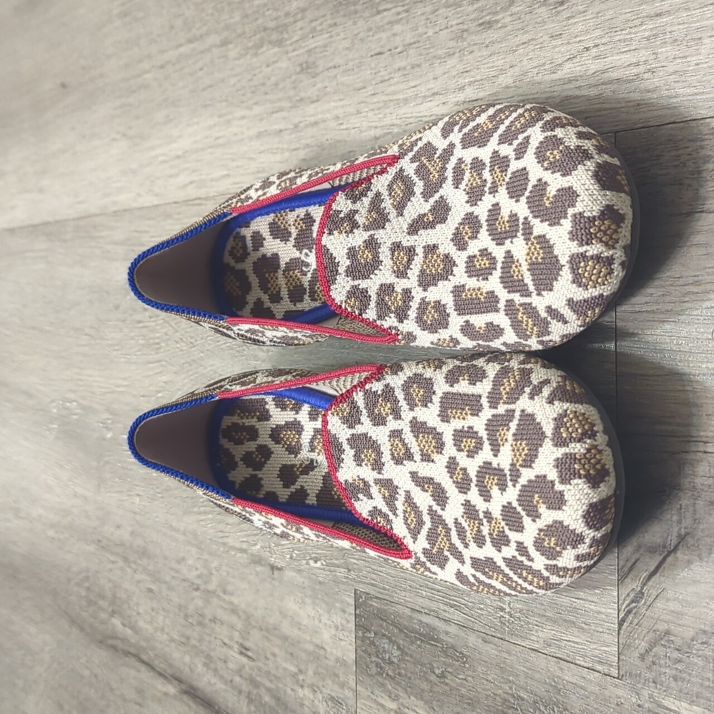 Rothy's "The Loafer" Leopard Print Flats - image 1